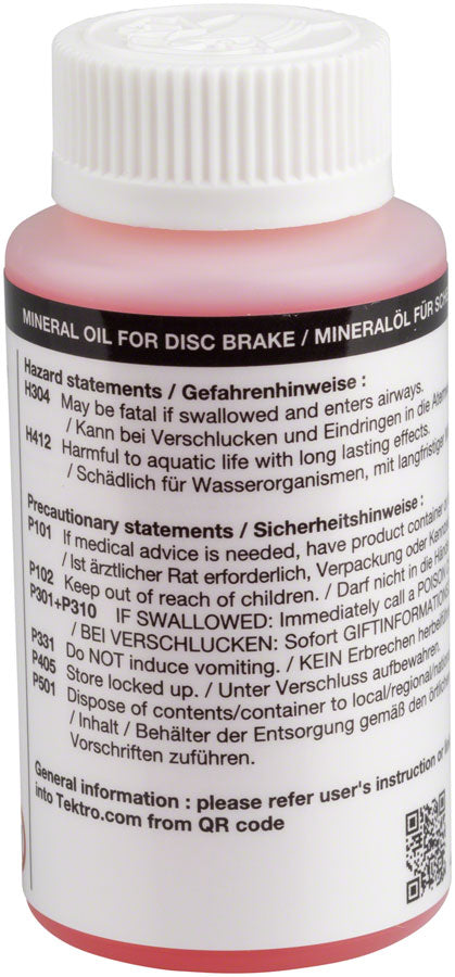 Tektro Mineral Oil Brake Fluid - 100ml