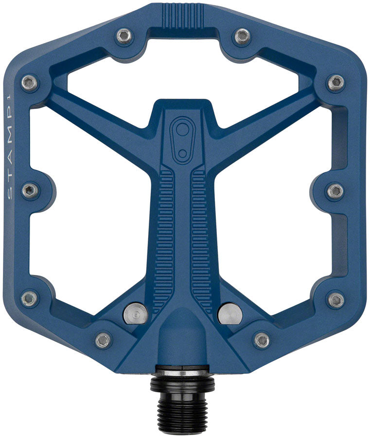 Crank Brothers Stamp 1 Gen 2 Pedals - Platform Composite 9/16" Navy Small