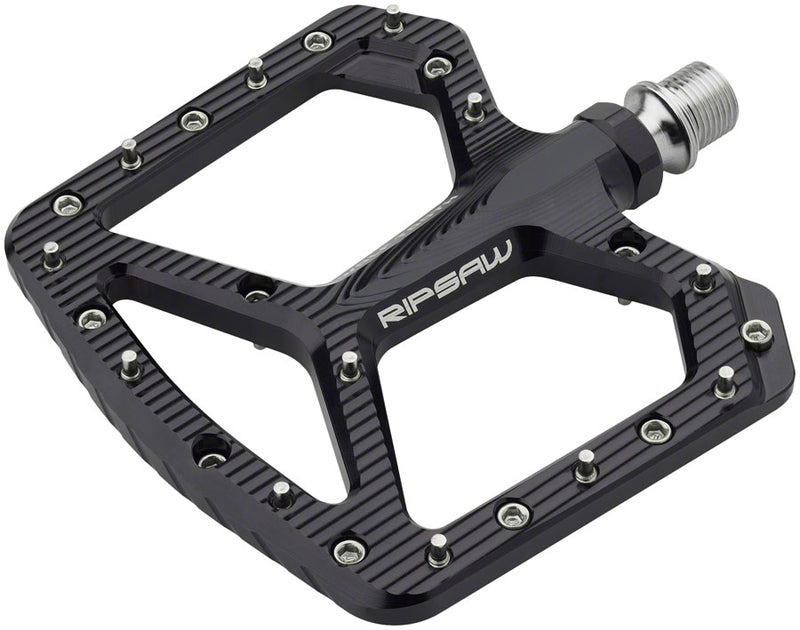 Wolf Tooth Ripsaw Aluminum Pedals - Platform Aluminum 9/16" Black