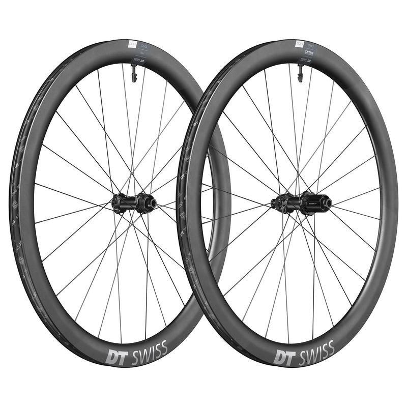 DT Swiss CRC 1400 Spline 24 Wheelset - 700, 12 x 100/142mm, Center-Lock, HGR11, Black - Open Box, New