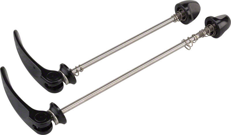 Zipp Tangente Quick Release Skewer Set - 100mm/130mm Titanium BLK With BLK Logo