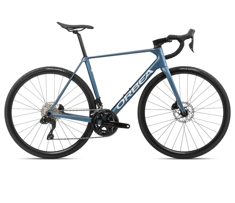 2024 Orbea ORCA M30i Racing Road Bike - 47cm, Slate Blue-Halo Silver (Matte)