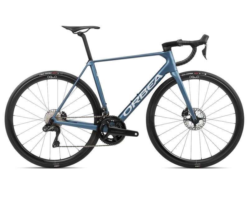 2024 Orbea ORCA M20iTEAM Racing Road Bike - 55cm, Slate Blue-Halo Silver (Matte)