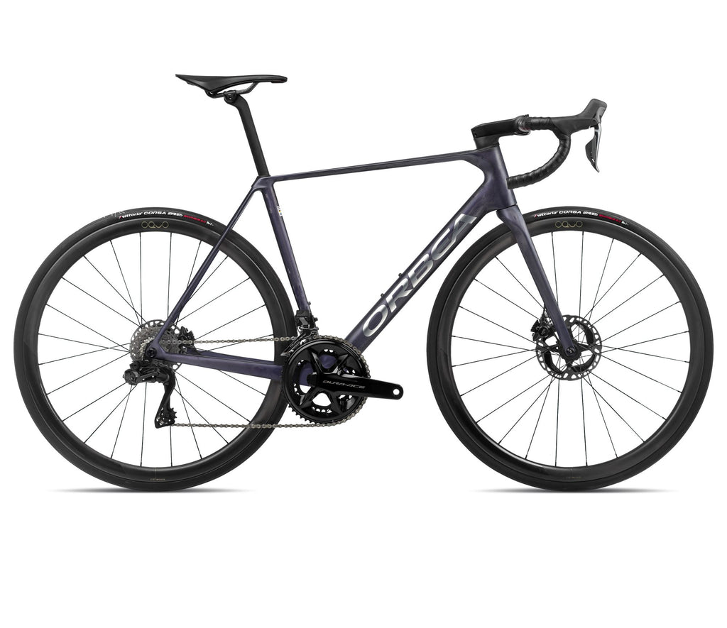 2024 Orbea ORCA M10iLTD PWR Racing Road Bike - 49cm, Tanzanite (Matte) - Carbon Raw (Matte)