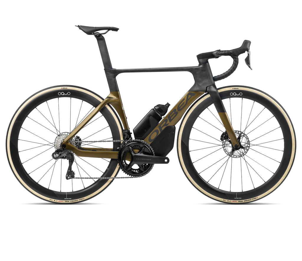 2024 Orbea ORCA AERO M20iLTD Racing Road Bike - 55cm, Olive Green (Gloss) - Carbon Raw (Matte)