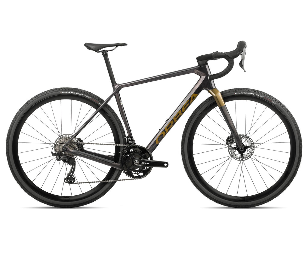 2024 Orbea TERRA M20TEAM Gravel Road Bike - Large, Cosmic Carbon View - Metallic Olive Green (Gloss)