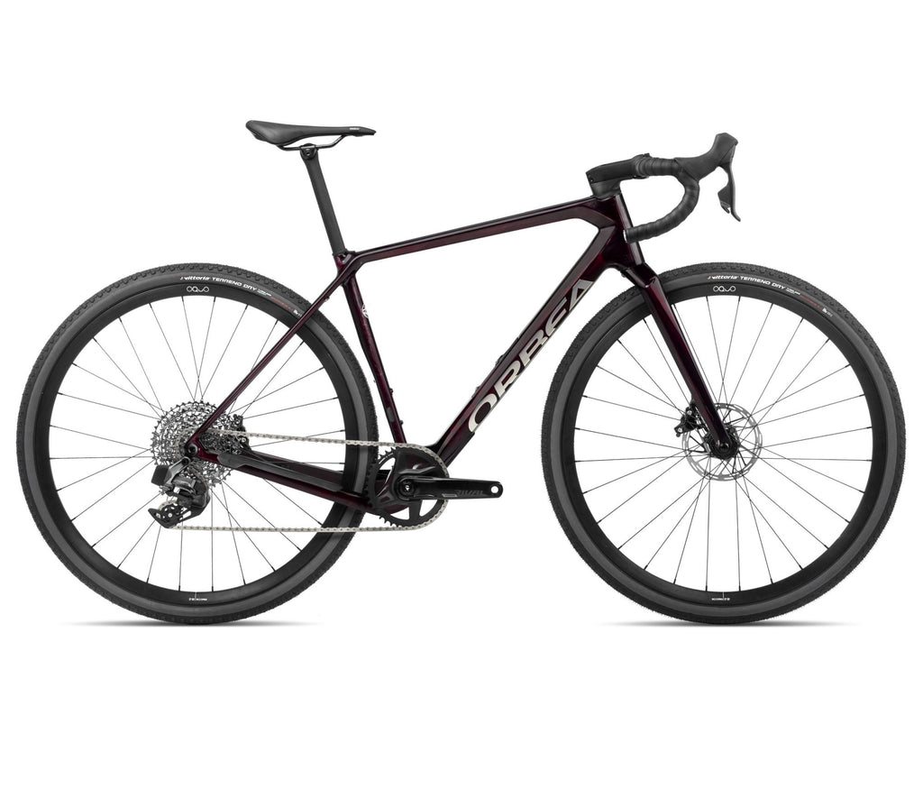 2024 Orbea TERRA M31eTEAM 1X Gravel Road Bike - X-Small, Wine Red Carbon View