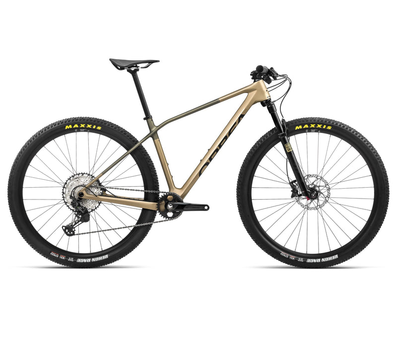 2024 Orbea ALMA M30 XC Mountain Bike - X-Large, Baobab Brown - Green Gold (Matte)