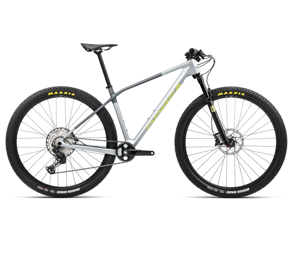 2024 Orbea ALMA M30 XC Mountain Bike - Small, Halo Silver (Gloss) - Shark Grey (Matte)