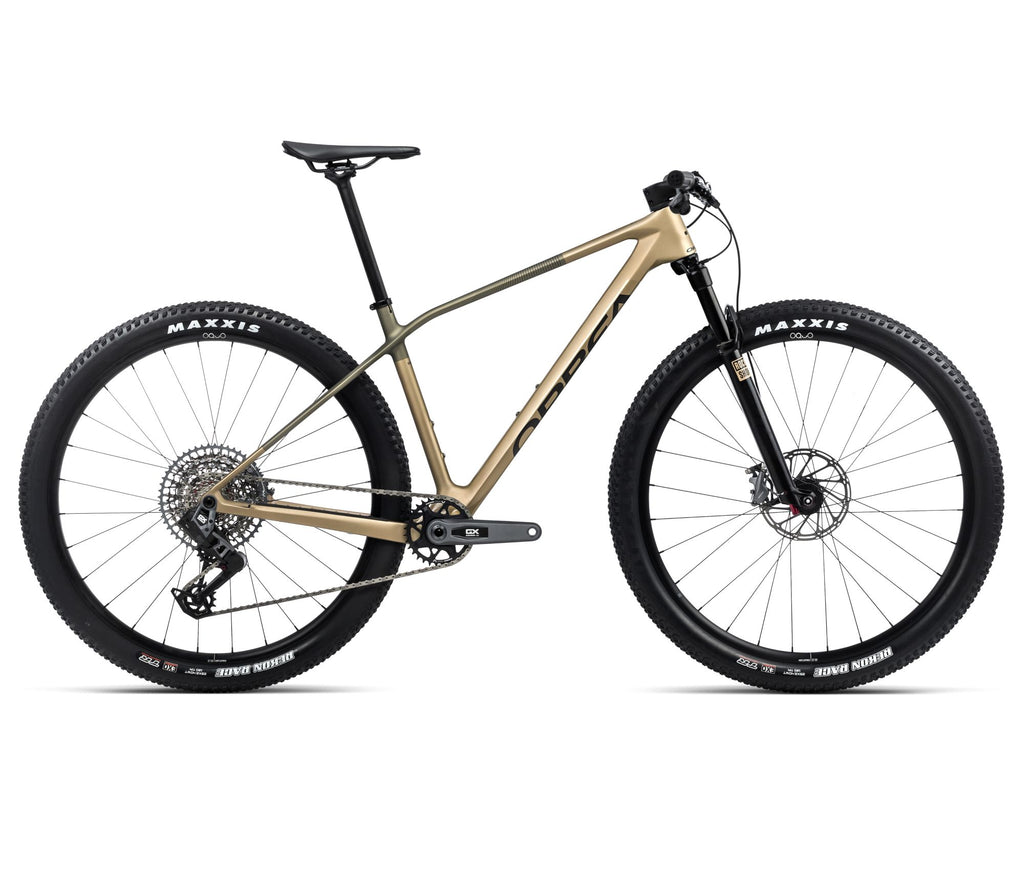 2024 Orbea ALMA M21 XC Mountain Bike - Large, Baobab Brown - Green Gold (Matte)