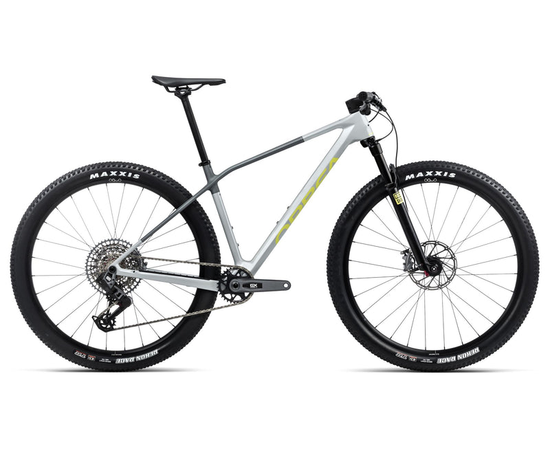 2024 Orbea ALMA M21 XC Mountain Bike - Large, Halo Silver (Gloss) - Shark Grey (Matte)