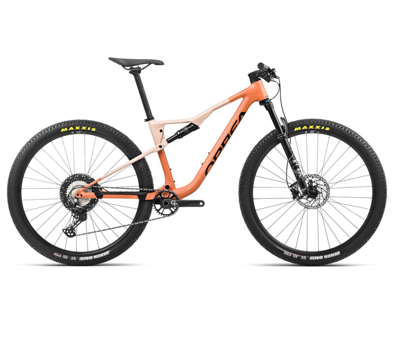 2024 Orbea OIZ H30 XC Mountain Bike - Small, Apricot Orange-Limestone Beige (Matte)