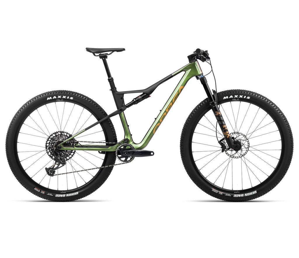 2024 Orbea OIZ M21 XC Mountain Bike - Medium, Chameleon Goblin Green  (Gloss)-Black (Matte)