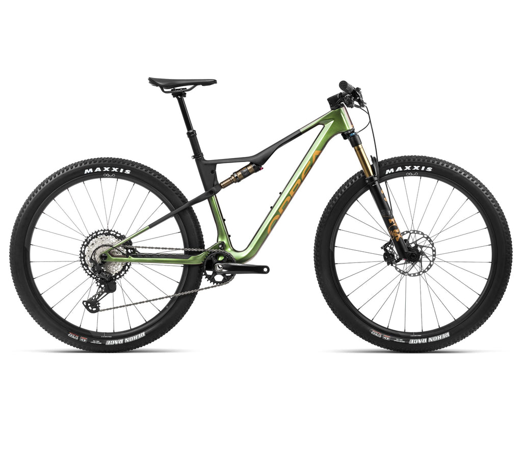 2024 Orbea OIZ M10 XC Mountain Bike - Large, Chameleon Goblin Green  (Gloss)-Black (Matte)