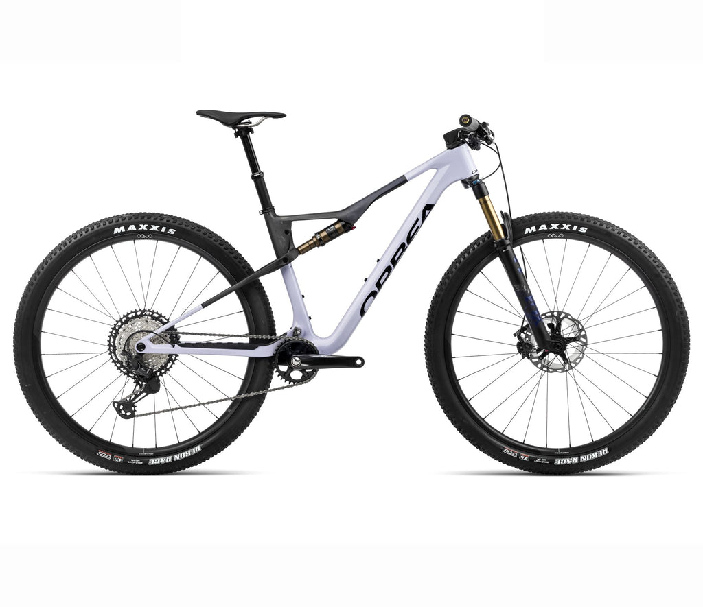 2024 Orbea OIZ M-PRO XC Mountain Bike - Large, Digital Lavender (Gloss)- Carbon Raw (Matte)