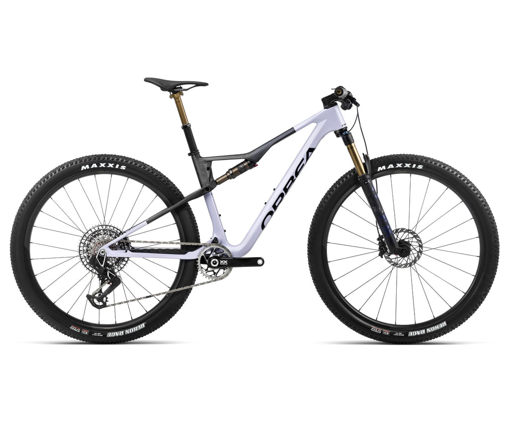 2024 Orbea OIZ M-LTD XC Mountain Bike - Medium, Digital Lavender (Gloss)- Carbon Raw (Matte)