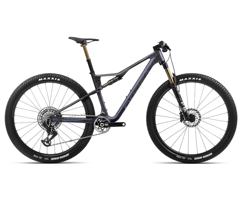 2024 Orbea OIZ M-LTD XC Mountain Bike - X-Large, Tanzanite Carbon View-Carbon Raw (Matte)