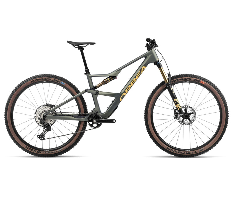 2024 Orbea OCCAM SL M10 Trail Mountain Bike - Small, Spaceship Green - Corn Yellow (Matte)