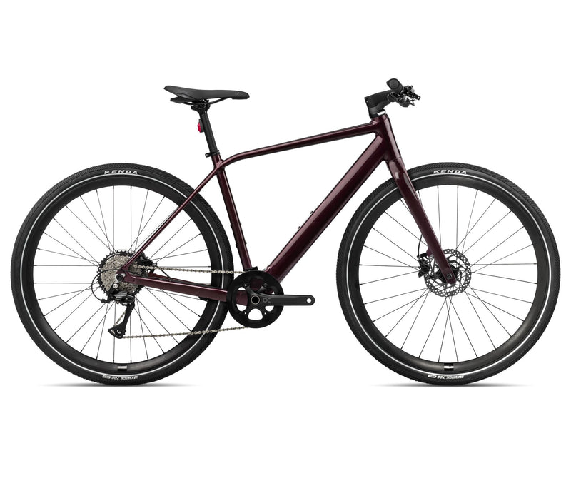 2024 Orbea VIBE H30 20mph City Urban E-Bikes - X-Large, Metallic Burgundy Red (Gloss)