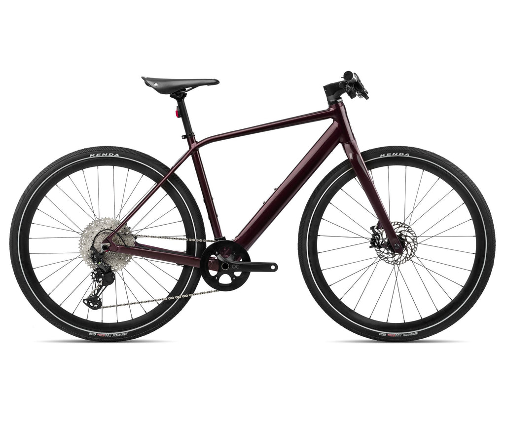 2024 Orbea VIBE H10 20mph City Urban E-Bikes - X-Large, Metallic Burgundy Red (Gloss)