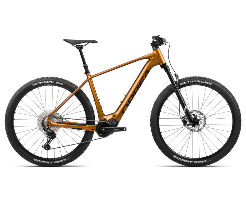 2024 Orbea URRUN 30 Hardtail Mountain E-Bikes - Large,  Leo Orange (Gloss) - Black (Matte)