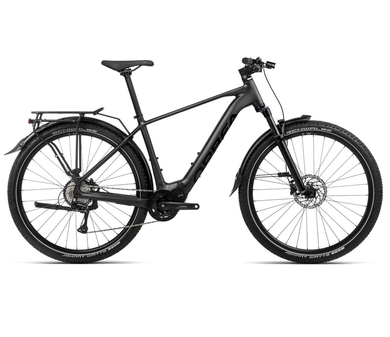 2024 Orbea KEMEN SUV 40 Trekking Urban E-Bikes - Small, Metallic Night Black (Matte-Gloss)