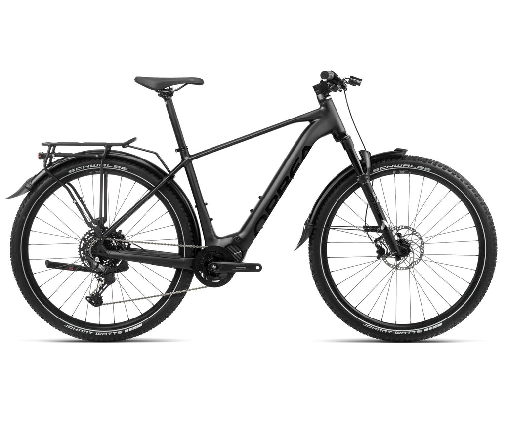 2024 Orbea KEMEN SUV 30 Trekking Urban E-Bikes - Small, Metallic Night Black (Matte-Gloss)