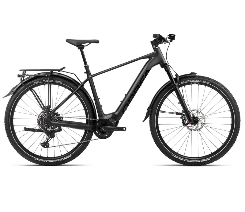 2024 Orbea KEMEN SUV 10 Trekking Urban E-Bikes - X-Large, Metallic Night Black (Matte-Gloss)