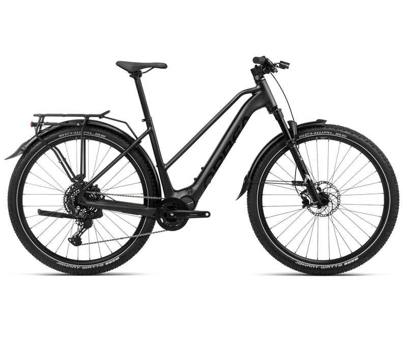 2024 Orbea KEMEN MID SUV 30 Trekking Urban E-Bikes - Small, Metallic Night Black (Matte-Gloss)