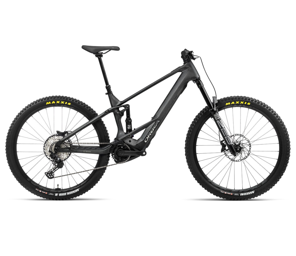 2024 Orbea WILD M20 20mph Enduro Mountain E-Bikes - Small, Carbon Raw (Matte) - Titanium