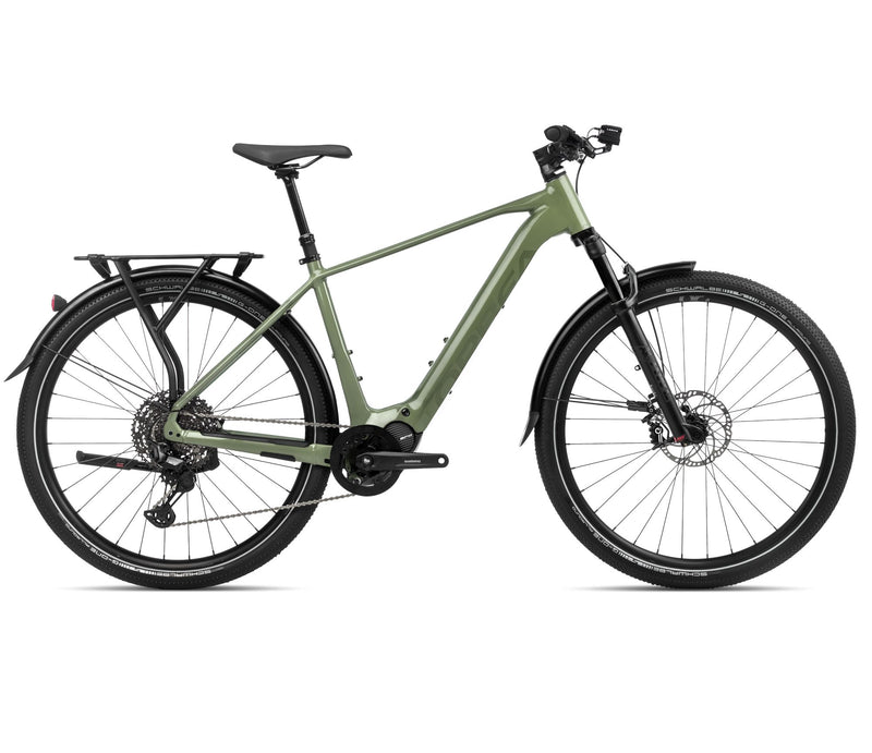 2024 Orbea KEMEN 10 Trekking Urban E-Bikes - X-Large, Urban Green (Gloss-Matte)