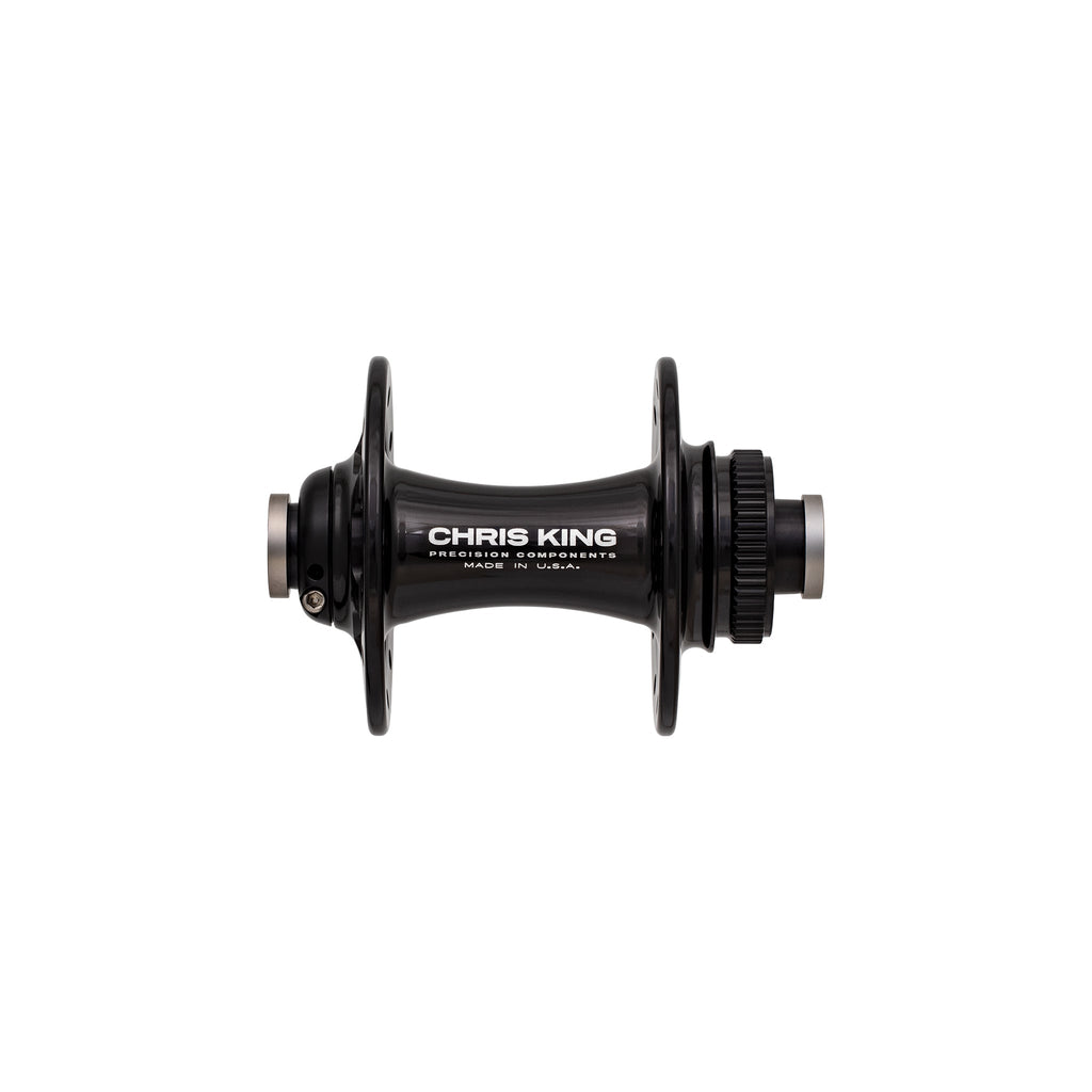 Chris King R45D Centerlock Front Hub - Black, 28h, 12 x 100mm, Ceramic