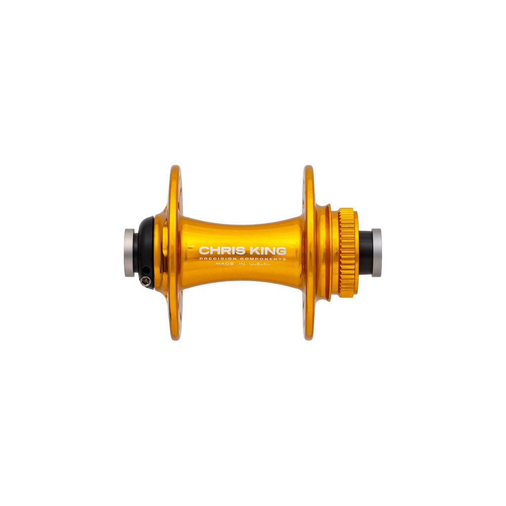 Chris King R45D Centerlock Front Hub - Gold, 24h, 12 x 100mm, Ceramic