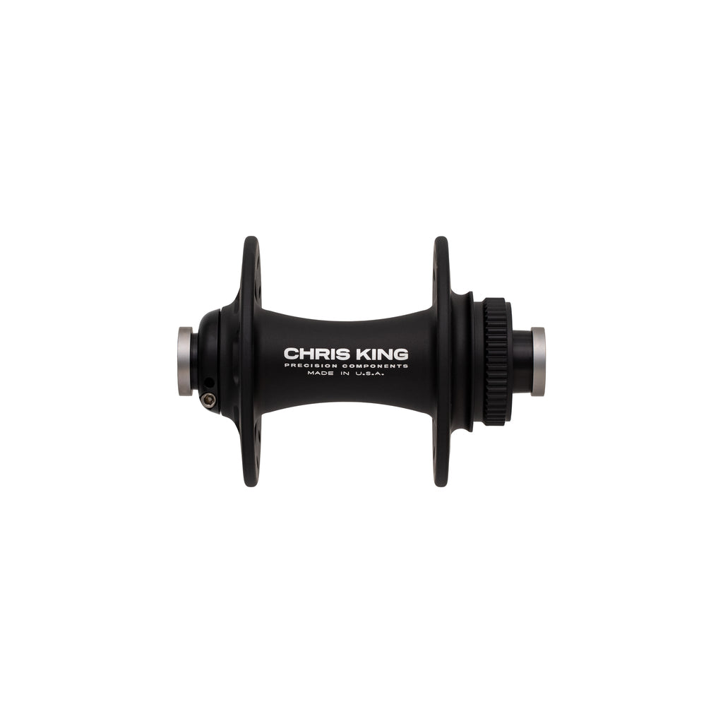 Chris King R45D Centerlock Front Hub - Matte Black, 28h, 12 x 100mm