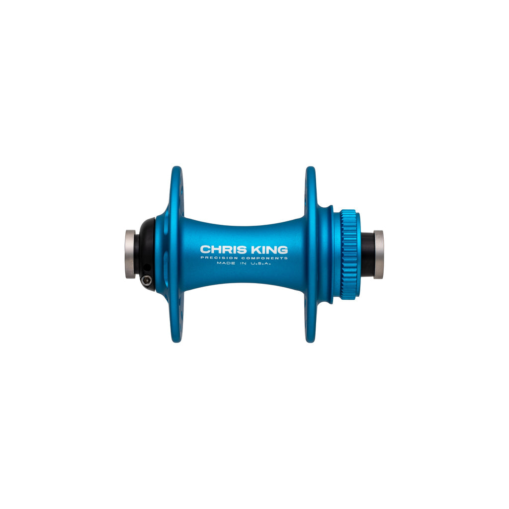 Chris King R45D Centerlock Front Hub - Matte Turquoise, 24h, 12 x 100mm