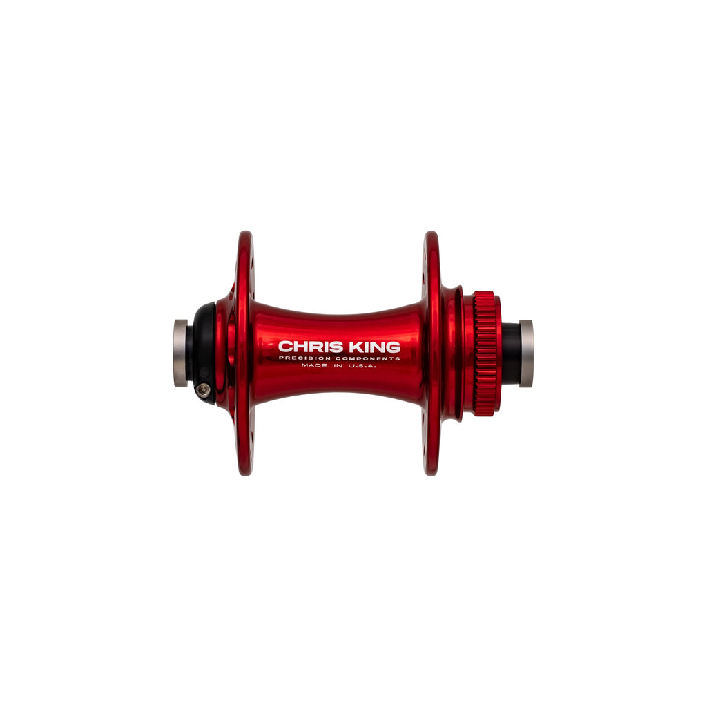 Chris King R45D Centerlock Front Hub - Red, 32h, 12 x 100mm