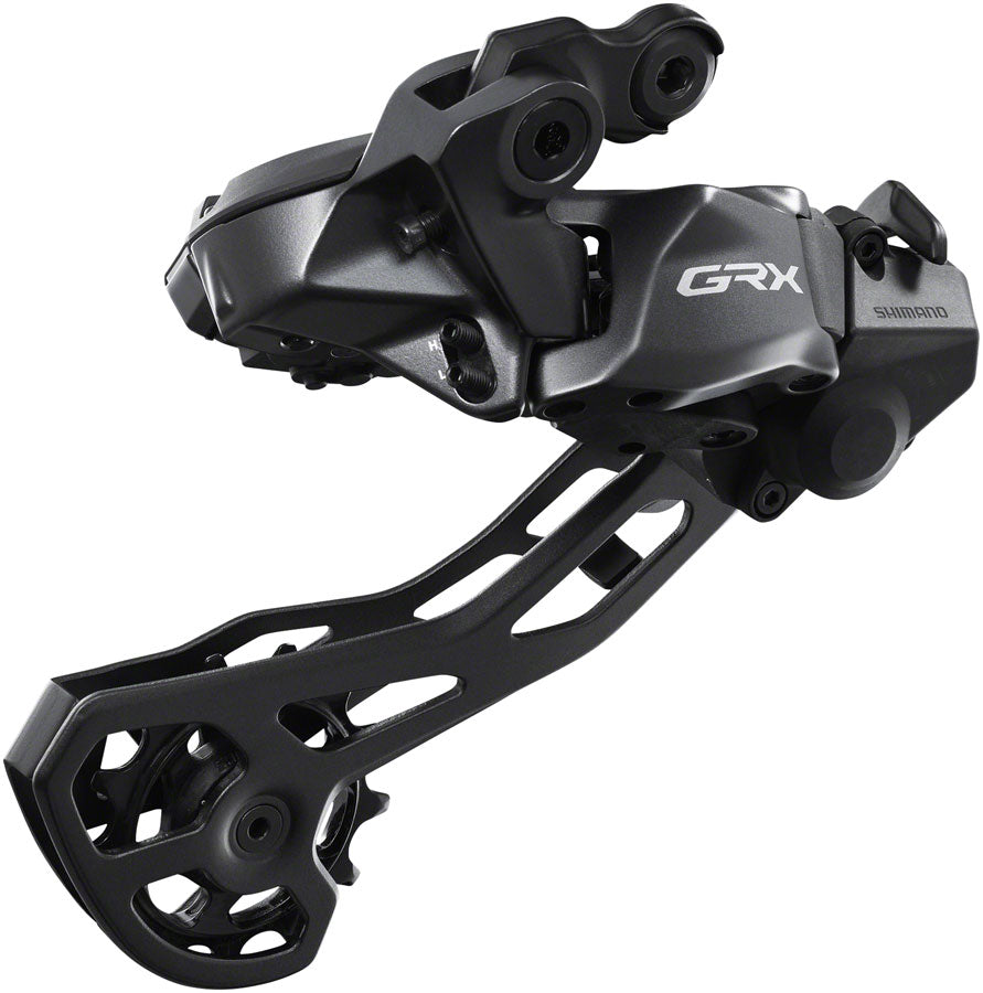 Shimano GRX RD-RX825 Di2 Rear Derailleur - 12-Speed Long Cage With Clutch For 2x BLK