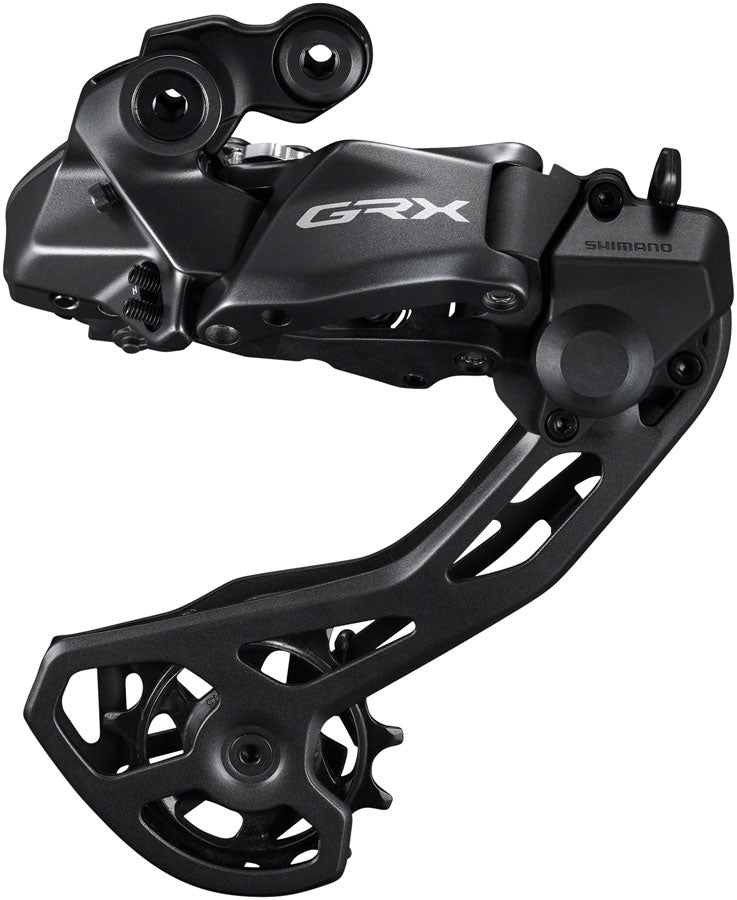 Shimano GRX RD-RX825 Di2 Rear Derailleur - 12-Speed Long Cage With Clutch For 2x BLK