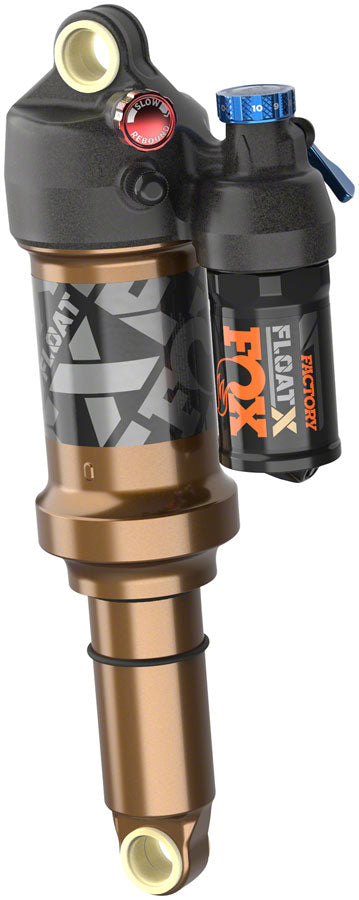 2025 FOX FLOAT X Factory Rear Shock - Metric, 190 x 45 mm, EVOL LV, 2-Position Lever, Kashima Coat