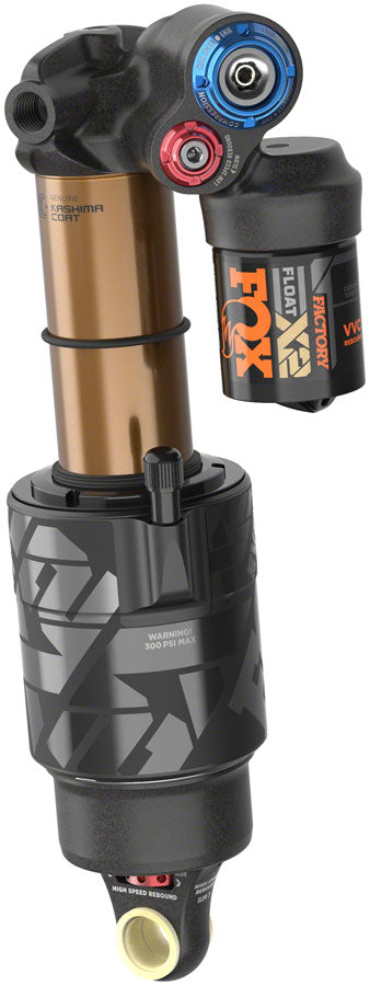 2025 FOX FLOAT X2 Factory Rear Shock - Trunnion Metric 225 x 75 mm Kashima Coat