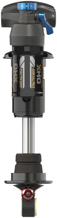 FOX DHX Factory Rear Shock - Trunnion Metric 205 x 62.5 mm 2-Position Lever Hard Chromoly Damper Shaft