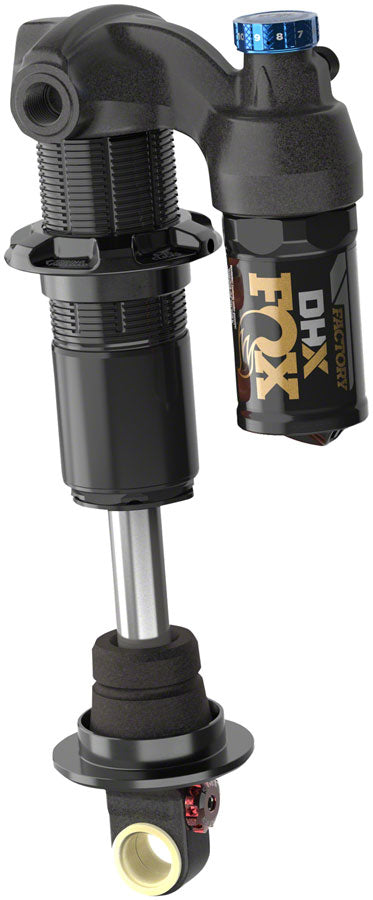 FOX DHX Factory Rear Shock - Trunnion Metric 205 x 62.5 mm 2-Position Lever Hard Chromoly Damper Shaft