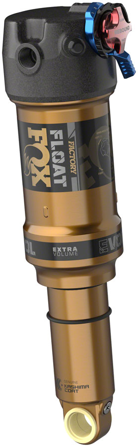 FOX FLOAT Factory Rear Shock - Trunnion Metric 185 x 50 mm 0.4 Spacer 2-Position Lever EVOL LV Kashima Coat