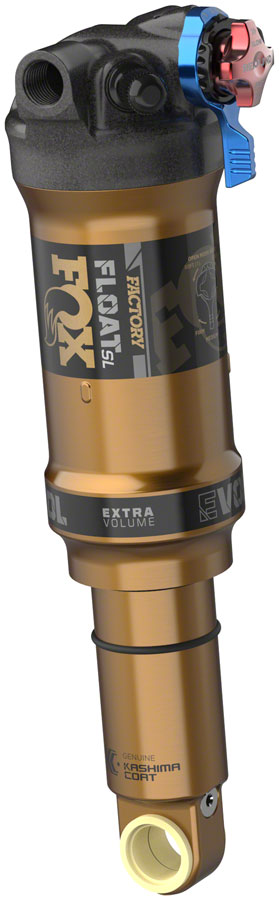 FOX FLOAT SL Factory Rear Shock - Trunnion Metric 165 x 40 mm 3-Postion Lever EVOL SV Kashima Coat