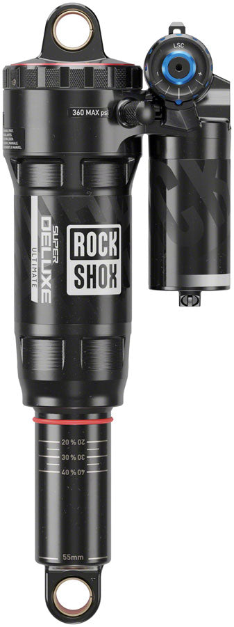 RockShox Super Deluxe Ultimate RC2T Rear Shock - 230 x 65 mm Linear Air 0 Neg/2 Pos Token Reb 55 / Comp 30 L/O4 C2