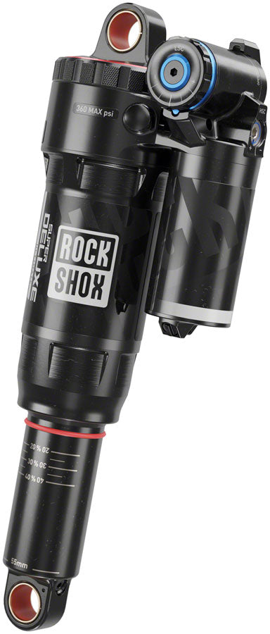 RockShox Super Deluxe Ultimate RC2T Rear Shock - 210 x 55 mm, Linear Air, 0 Neg/2 Pos Token, Reb 55 / Comp 30, L/O4, Standard, C2