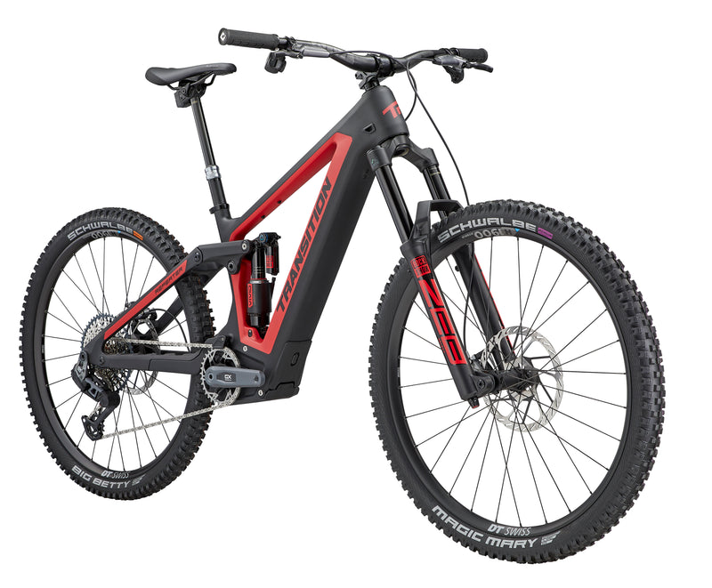 Transition Repeater POWERTRAIN 29" Cabon Complete E-Bike - GX AXS Build, Bonfire Red