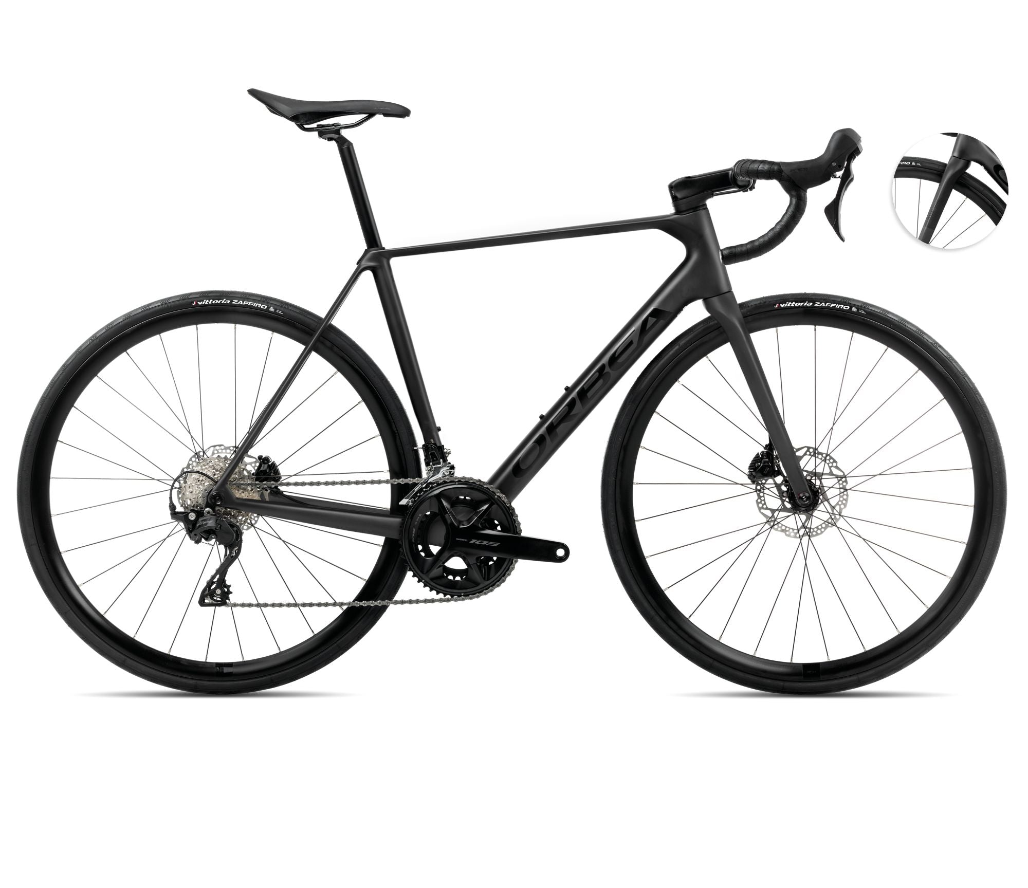 2025 Orbea ORCA M30 Racing ROAD BIKE - 47cm, Vulcano-Black (Matte) Black (Gloss)