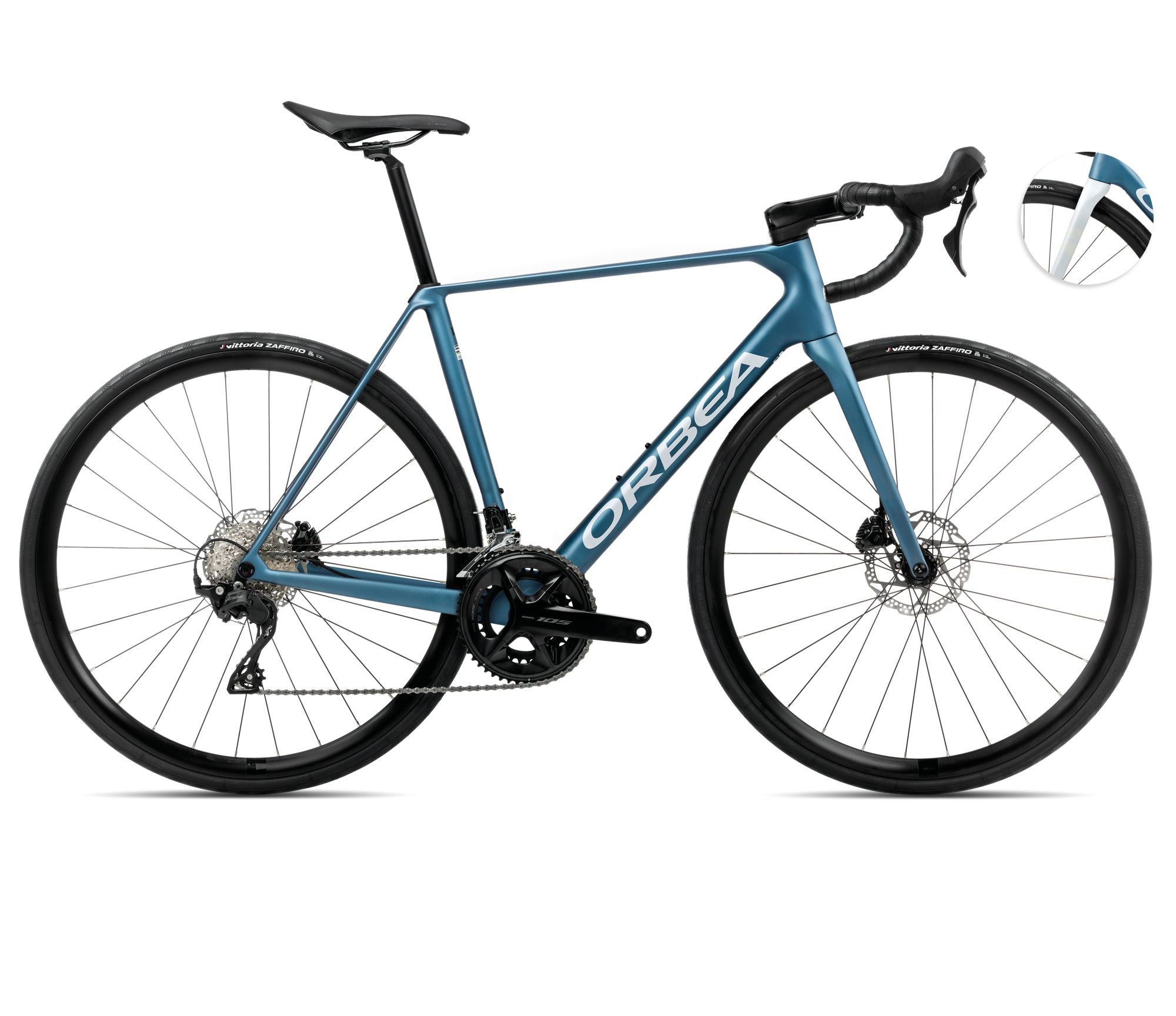 2025 Orbea ORCA M30 Racing ROAD BIKE - 53cm, Slate Blue-Halo Silver (Matte)