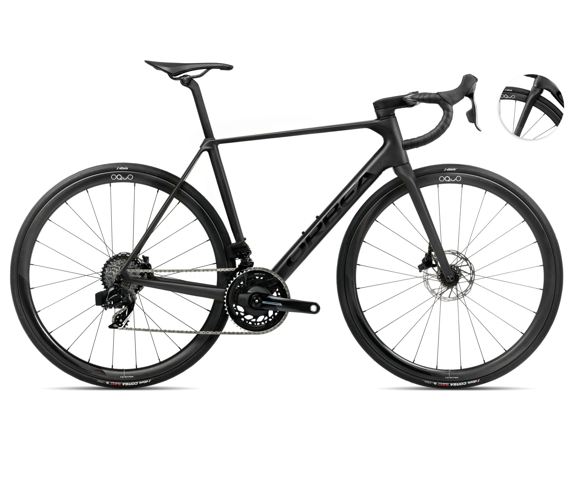 2025 Orbea ORCA M21eTEAM PWR Racing ROAD BIKE - 47cm, Vulcano-Black (Matte) Black (Gloss)